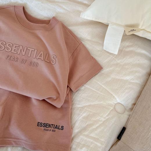  【酷酷哒2024新款套装！】童装儿童短袖套装字母印花男童短袖短裤两件套T恤宝宝夏天衣服薄t 商品图5