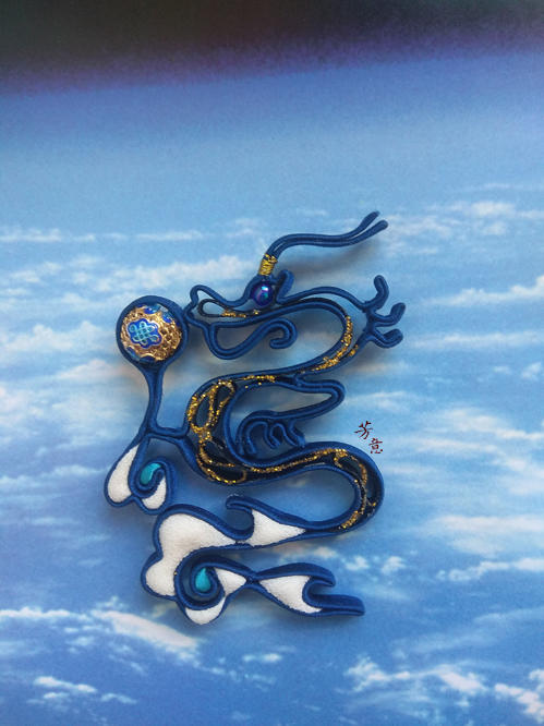 龙盘扣胸针○芳意旗袍○芳意旗袍 商品图3