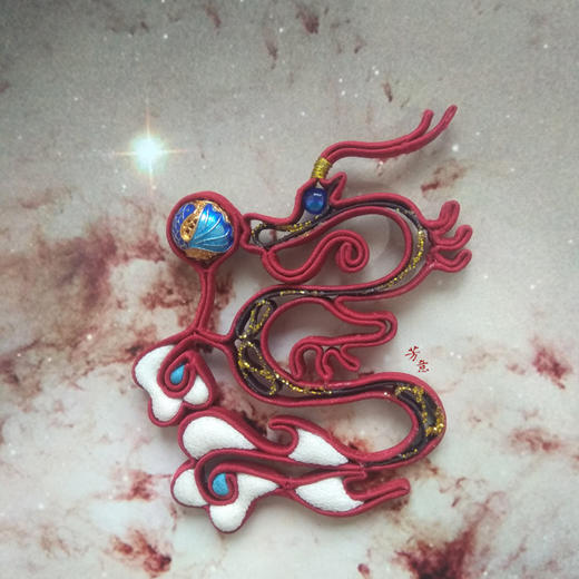 龙盘扣胸针○芳意旗袍○芳意旗袍 商品图6