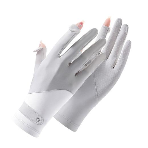 春夏季 【女士防晒手套 防紫外线薄】防滑透气 触屏遮阳开车电车骑车 商品图13