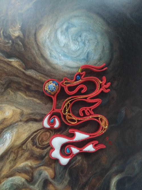 龙盘扣胸针○芳意旗袍○芳意旗袍 商品图2