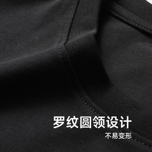 【Q】【新款DWP】大依优型大码短袖T恤圆领加肥加大男士大号弹力透气舒适夏季半袖 商品图2