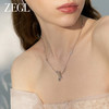 ZEGL设计师绿野漫迹系列925银蝴蝶项链女款2024新款锁骨颈链饰品 商品缩略图1