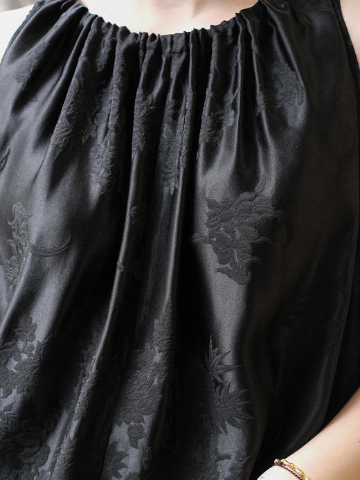 盛唐牡丹 |真丝冠乐绉梅兰竹菊上衣 商品图1