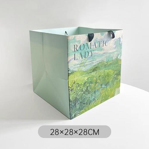 【春日上新】原野油画风手提袋（10个/包）28*28*28cm 商品图7