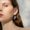 ZEGL设计师绿野漫迹系列蝴蝶耳环女2024新款流苏耳钉精灵耳饰品 商品缩略图2