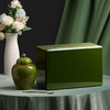 知音【实木烤漆.单瓷.牛油果绿+茶勺】150元1套.整箱10套 商品缩略图1