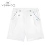 英氏白色短裤梭织男女宝宝23年新款夏季透气薄款裤子YRKEJ2P351A 商品缩略图4