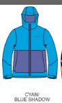 24/25Hootie Hoo 雪服Kids Pinnakle Ins. Jacket Cyan/Blue Shadow 商品图0