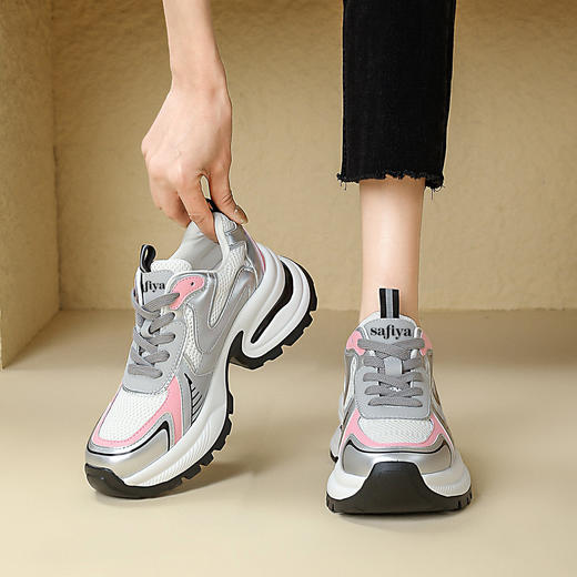 品质好货 | Safiya/索菲娅2024春千禧风休闲运动厚底老爹鞋 SF33112756 商品图12