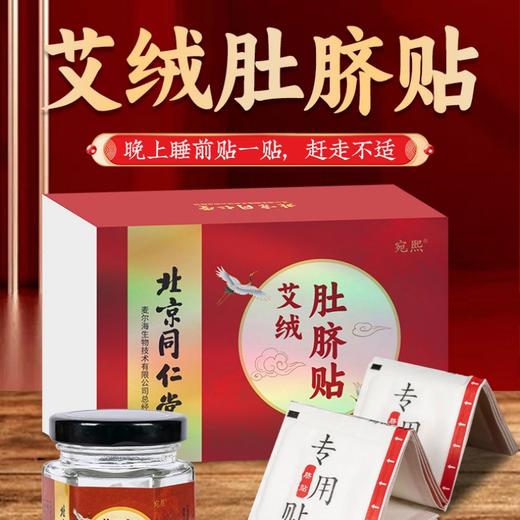 买二赠一【赶跑湿气】艾脐贴南怀瑾艾绒肚脐贴艾灸贴 商品图0