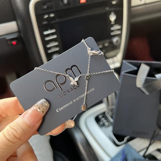 D115  A#PM蝴蝶可调节项链，蝴蝶耳钉 商品图2