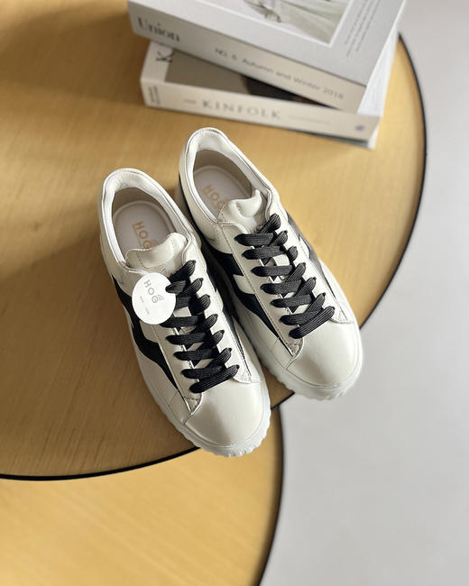 现货 THS 3.23-限时 霍根家 情侣款 巨巨巨轻便飞艇鞋 轻盈厚底运动鞋 3色 QZ078 商品图7