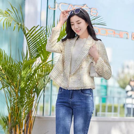 诗梦黄色小香风外套 商品图0