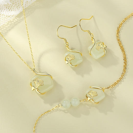 【杏运方糖】S925银和田玉手链【JHY-A000946X】 商品图1