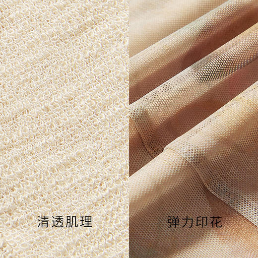 西遇杏色国风气质两件套连衣裙女新款挂脖修身裙配薄开衫D0640373 商品图4