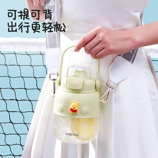 bablov水杯女生大容量吸管杯高颜值大肚杯儿童上学专用水壶吨吨杯 商品图4
