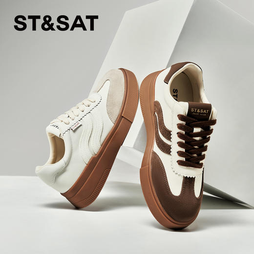 星期六复古德训厚底运动阿甘鞋SSC1112458 商品图1