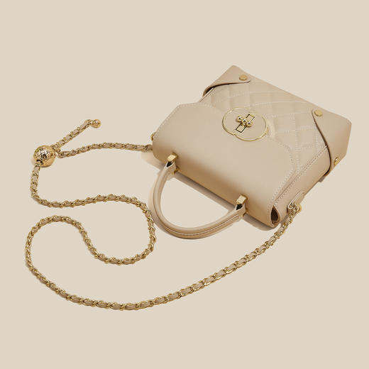 Safiya/索菲娅2024新款爆款小方包手机包女士手提包单肩斜挎包SF953030Y 商品图6