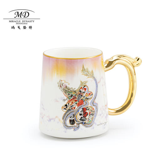 【玛戈隆特】龙年限定杯子家用高档骨瓷马克杯水杯牛奶杯礼盒装 商品图5