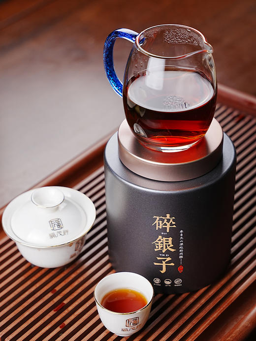 【茉莉碎银子】新鲜茉莉花+12年陈云南勐海特级普洱熟茶碎银子 好花配好茶 罐装500g  拍5罐送1罐 商品图7