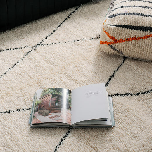 伽罗 JALO 摩洛哥手工羊毛地毯 Beni Ourain图案类型 商品图3