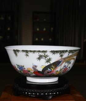 珐琅彩盛世和谐大碗