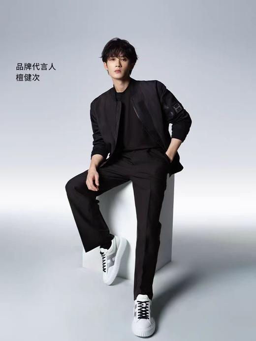 现货 THS 3.23-限时 霍根家 情侣款 巨巨巨轻便飞艇鞋 轻盈厚底运动鞋 3色 QZ078 商品图1