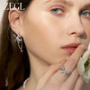 ZEGL设计师绿野漫迹系列925银蝴蝶耳环女2024新款耳钉耳圈耳饰品 商品缩略图2