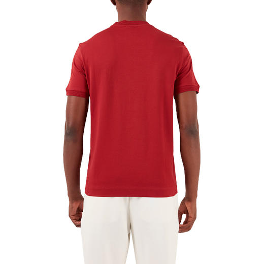 EMPORIO ARMANI 阿玛尼 男士刺绣徽标棉质圆领短袖T恤 红色 3D1TN3 1JOCZ 0365 商品图1