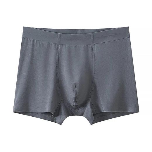 三条礼合装轻奢桑蚕丝男士莫代尔一片式无痕内裤桑蚕丝蜂巢净菌里档透气舒适四角裤平角裤 商品图3