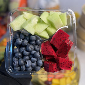 【三拼】蓝莓+玫珑+红火龙果400g