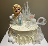 白色冰雪世界 艾莎公主蛋糕（动物奶油） 商品缩略图1
