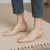 【预售5天】山茶花法式软底单软面单鞋，浅口瓢鞋坡跟豆豆鞋工作鞋MBJR&739 商品缩略图2
