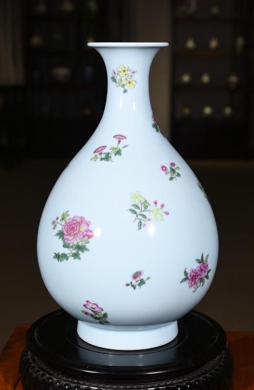 天青朵花玉壶春 商品图0