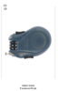 22/25BURTON配件CABLE LOCK 商品缩略图0