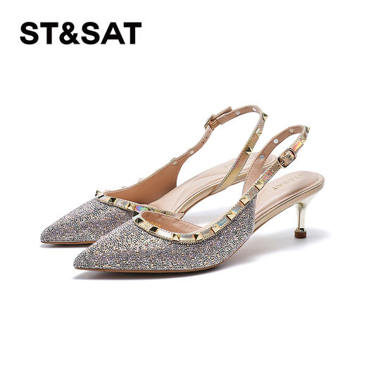 星期六性感铆钉中后空SSC1114106 商品图10