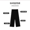 【商场同款】CNT4366  三醋酸气质款直筒裤 黑色好搭款 舒适透气阔腿裤 商品缩略图4