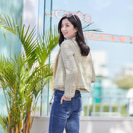 诗梦黄色小香风外套 商品图1