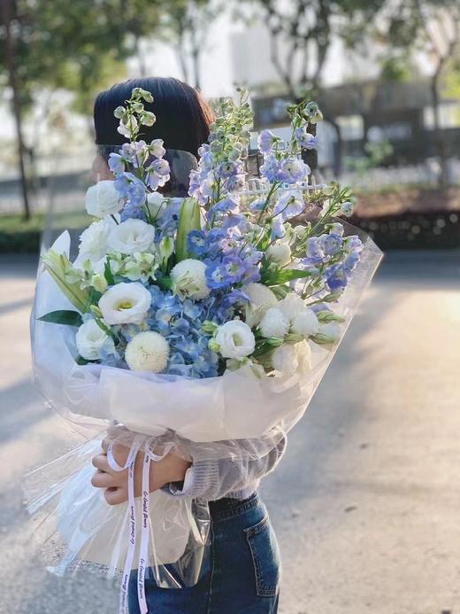 清雅绝尘----绣球韩式花束十选一 商品图7