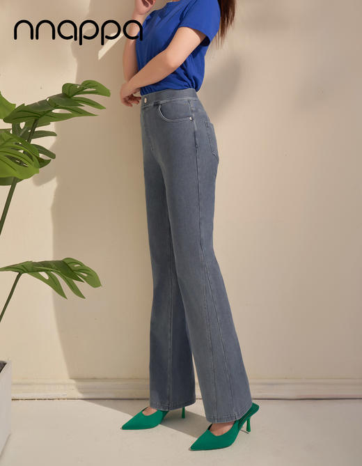 超细滑外穿时尚牛仔微喇裤PA29282 商品图3