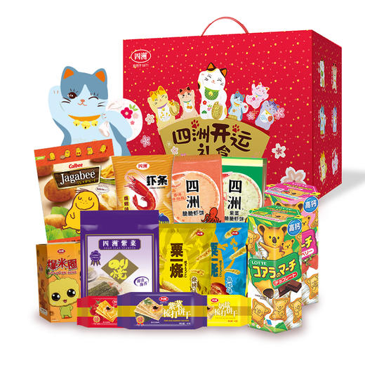 四洲开运零食礼407.6克 商品图0