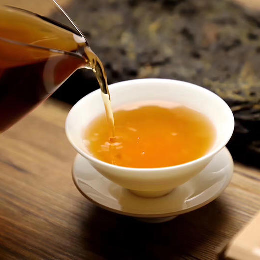 金花六堡茶960g茶砖四级黑茶广西梧州特产茂圣六堡茶 商品图2