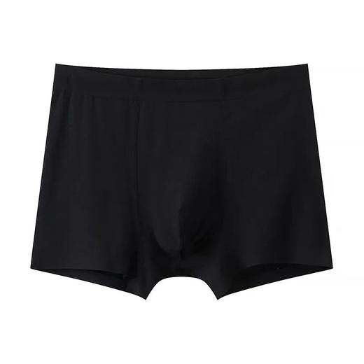 三条礼合装轻奢桑蚕丝男士莫代尔一片式无痕内裤桑蚕丝蜂巢净菌里档透气舒适四角裤平角裤 商品图4
