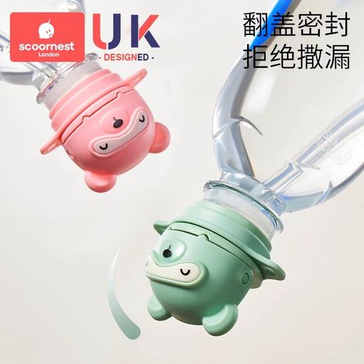 科巢瓶盖转换头便携式儿童吸管盖防呛喝水神器宝宝矿泉水转换嘴 商品图2