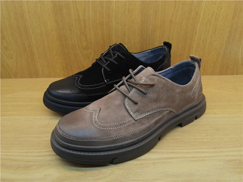 豪行春季新款11176618纯皮牛皮运动休闲男鞋单鞋皮鞋专柜正品