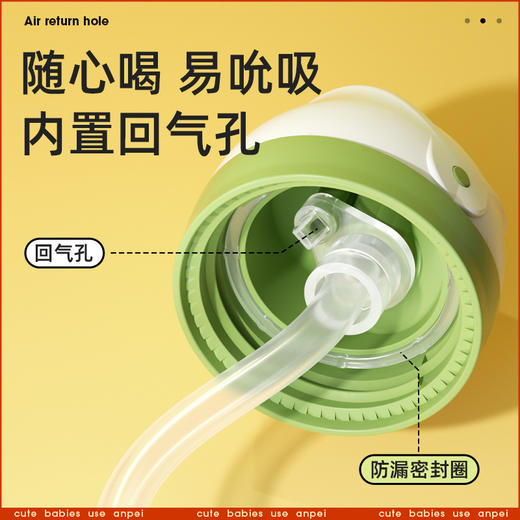 适配贝亲3代三代奶瓶安配转换吸管水杯头玻璃PPSU奶瓶配件学饮杯 商品图3