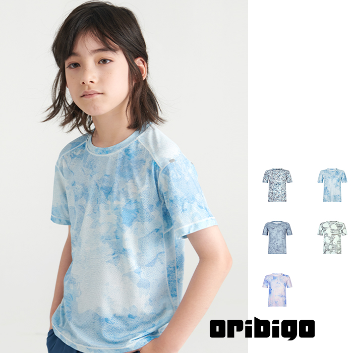 oribigo网眼印花T恤~2026夏季清仓清仓产品非质量问题不支持退换货