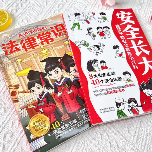 《孩子读得懂的法律常识》+《安全长大》 商品图3