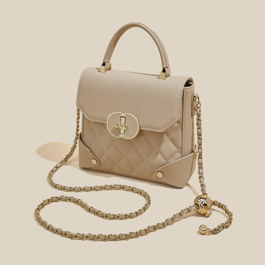 Safiya/索菲娅2024新款爆款小方包手机包女士手提包单肩斜挎包SF953030Y 商品图4